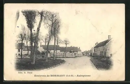 AK Aubepierre, Une Rue