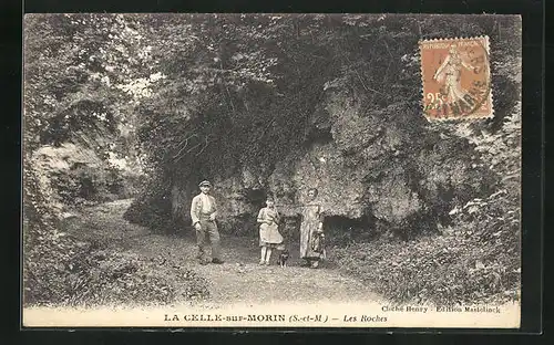 AK La Celle-sur-Morin, Les Roches