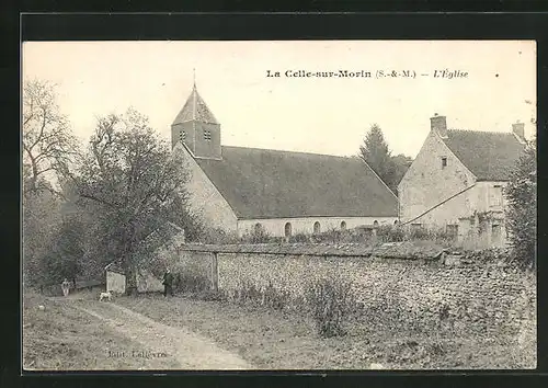 AK La Celle-sur-Morin, L`Église
