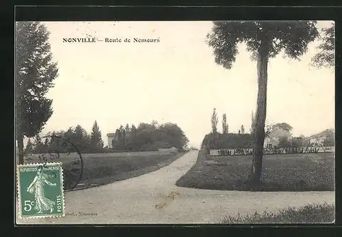 AK Nonville- Route de Nemours