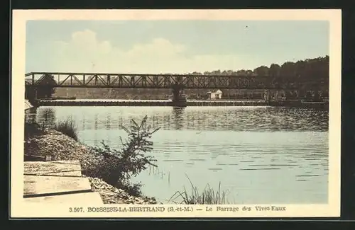 AK Boissise-la-Bertrand, le Barrage des Vives-Eaux