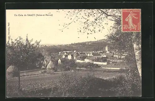 AK Saacy-sur-Marne, Un Coin de Saacy