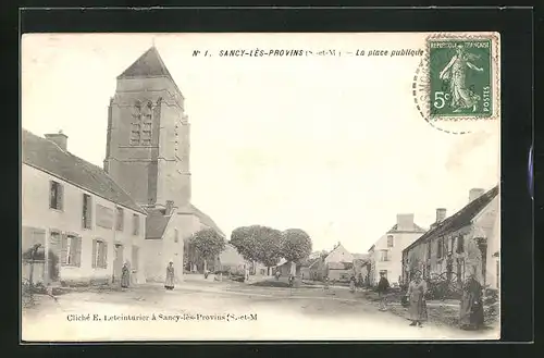 AK Sancy-les-Provins, La place publique