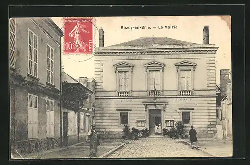 AK Rozoy-en-Brie, La Mairie