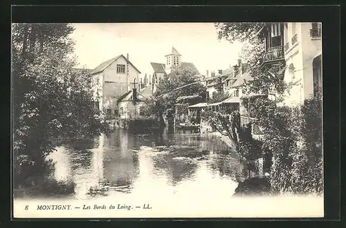 AK Montigny-sur-Loing, Les Bords du Loing