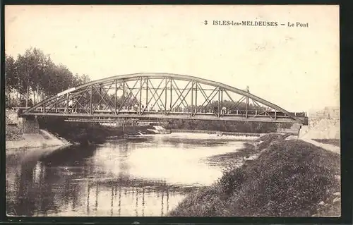 AK Isles-les-Meldeuses, Le Pont
