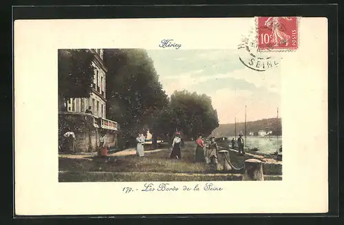 AK Héricy, Les Bords de la Seine