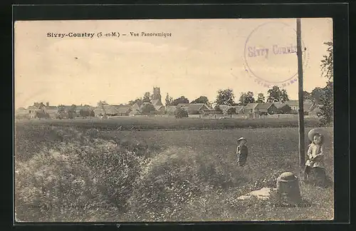 AK Sivry-Courtry, Vue Panoramique