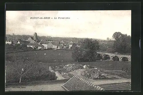 AK Rozoy-en-Brie, Le Panorama
