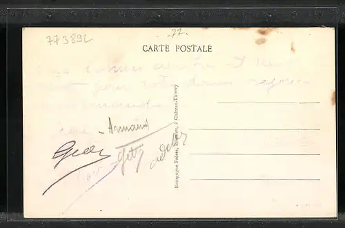 AK Isles-les-Meldeuses, Un Coin pittoresque