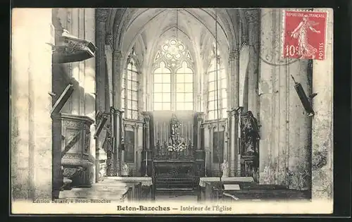 AK Beton-Bazoches, Intèrieur de l`Èglise