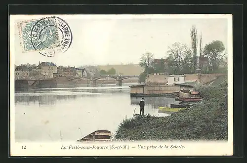 AK Ferté-sous-Jouarre, Vue prise de la Scierie