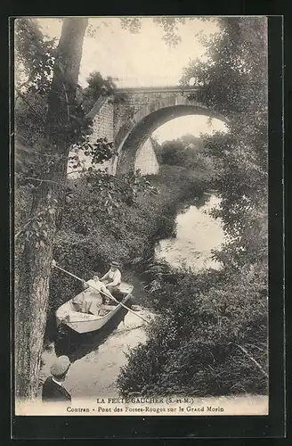 AK La Ferte-Gaucher, Pont des Fosses-Rouges sur le Grand Morin