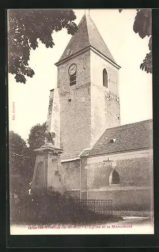 AK Isles-les-Villenoy, L`Eglise et le Monument