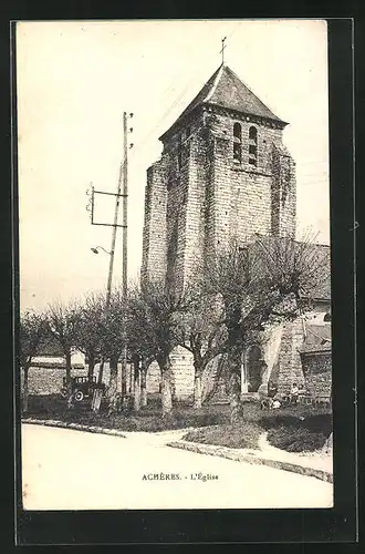 AK Achères, L`Église, Kirche