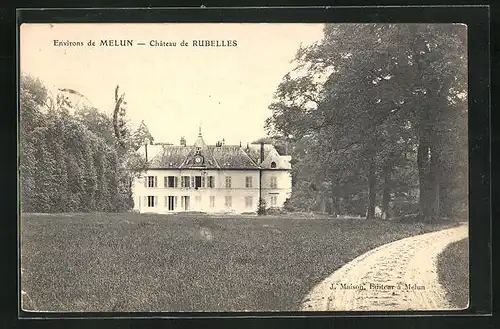 AK Rubelles, Château, Gebäudeansicht