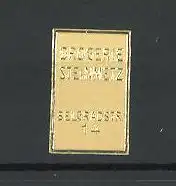 Reklamemarke Drogerie Steinmetz, Belgradstr. 14