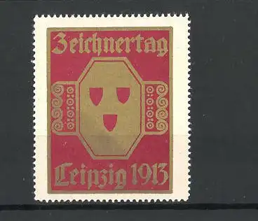 Reklamemarke Leipzig, Zeichnertag 1913, Logo