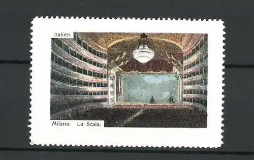 Reklamemarke Milano, La Scala