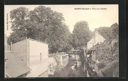 AK Saint-Calais, Vue sur l`Anille