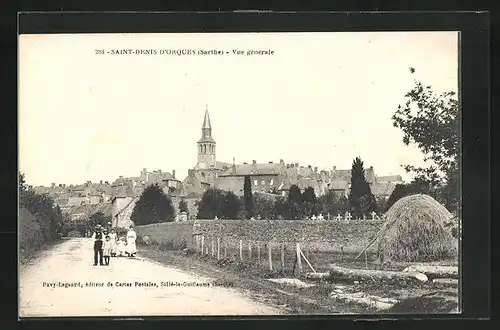 AK Saint-Denis-d`Orques, Vue generale