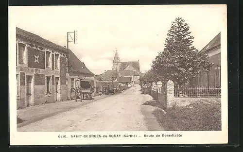 AK Saint-Georges-du-Rosay, Route de Bonnetable