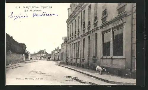AK Marolles-les-Braults, Rue de Mamers