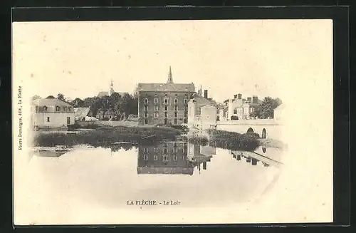 AK Fléche, Le Loir, l'Eglise