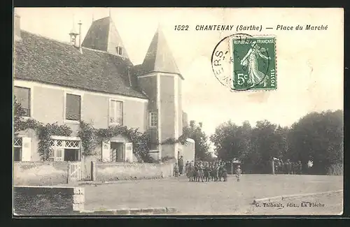 AK Chentenay, Place du Marché