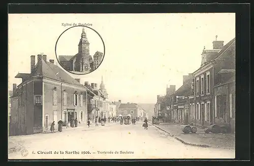 AK Bouloire, Traversee de Bouloire, Eglise de Bouloire