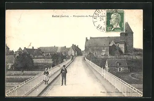AK Roezé, Perspective du Pont sur la Sarthe