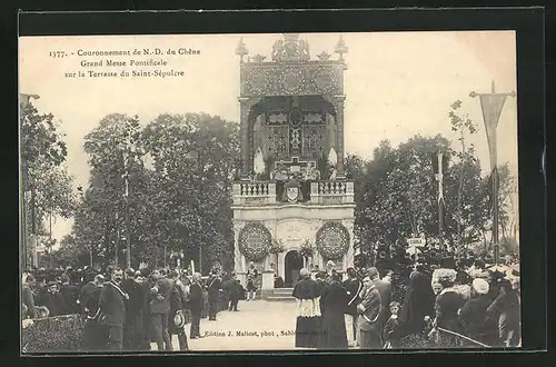 AK Chéne, Grand Messe Pontificale sur la Terrasse du Saint-Sépulcre