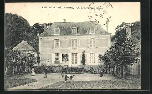 AK Pruille-le-Chétif, Château de la Manouillere