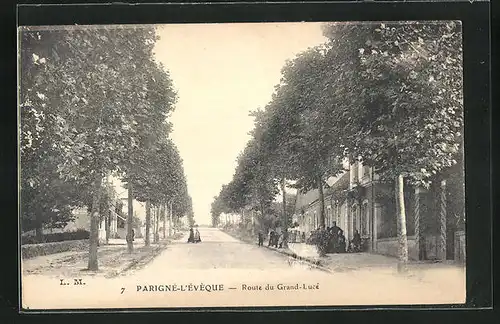 AK Parigne-L`Évéque, Route du Grand-Lucé