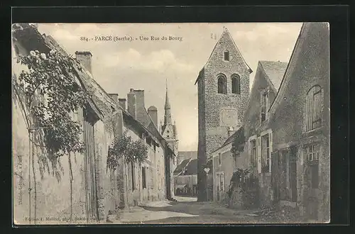 AK Parcé, Une Rue de Bourg