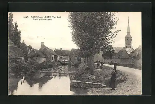 AK Congé-sur-Orne, Coin pittoresque