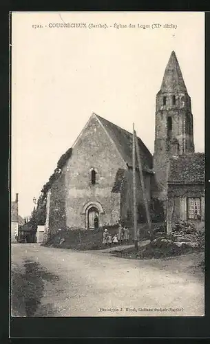 AK Coudrecieux, Eglise des Loges