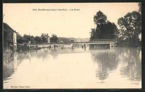 AK Ruillé-sur-Loir, le Pont