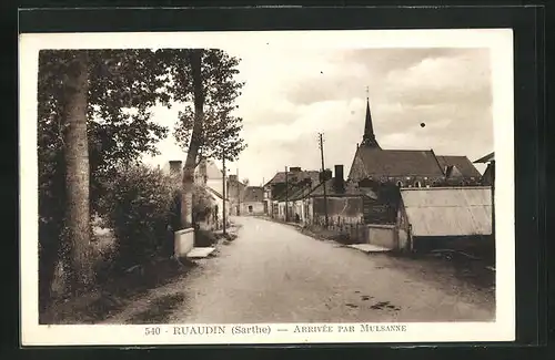 AK Ruaudin, Arrivée par Mulsanne