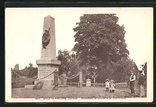 AK Sillé-le-Philippe, Monument et Ossuaire de Chanteloup