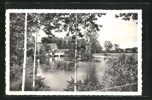 Foto-AK Ponce-sur-le-Loir, un beau coin sur le Loir