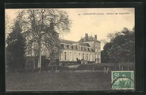 AK Coulongé, Château des Aiguebelles