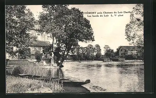 AK Coemont, Coemont prés Château du Loir, Les bords du Loir