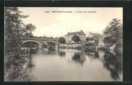 AK Montbizot, Le Pont sur la Sarthe