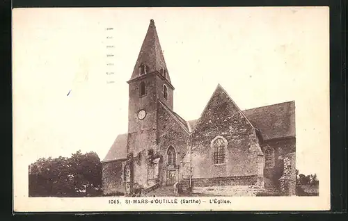 AK Saint-Mars-d`Outillé, L`Èglise