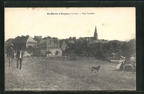 AK St-Denis-d`Orques, Vue Partielle