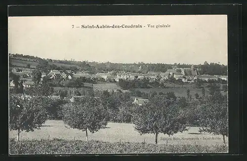 AK Saint-Aubin-des-Coudrais, Vue générale