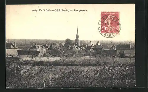 AK Vallon-sur-Gée, Vue générale