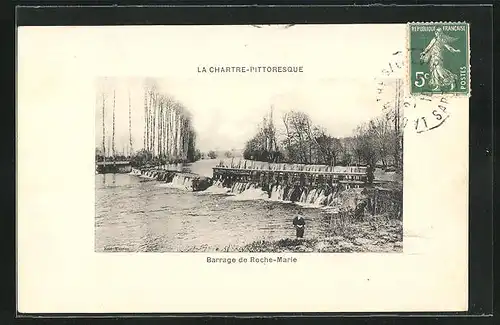 AK La Chartre, Barrage de Roche-Marie