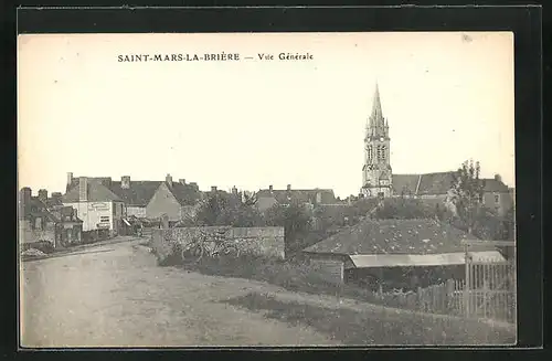 AK Saint-Mars-la-Brière, Vue Gènèrale